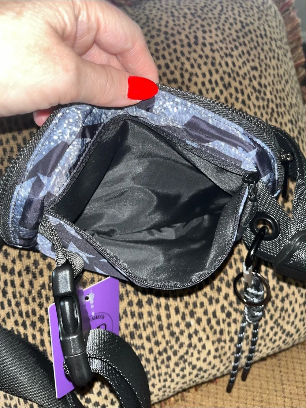 Iris & Rainbow 57” Stars Crossbody Bag